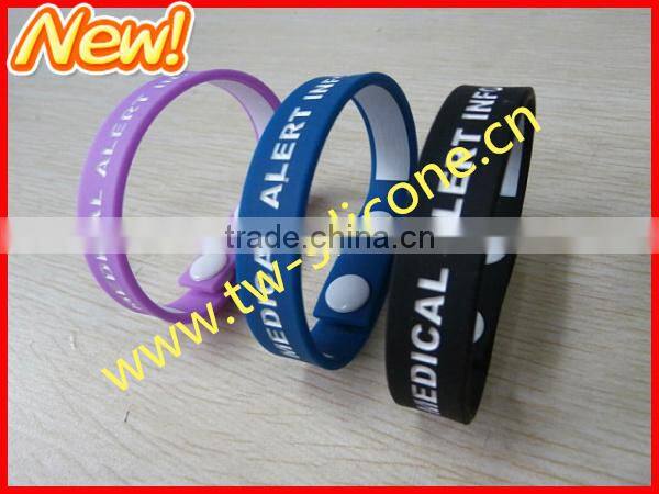 cheap wristbands with a message medical wrist personalized band