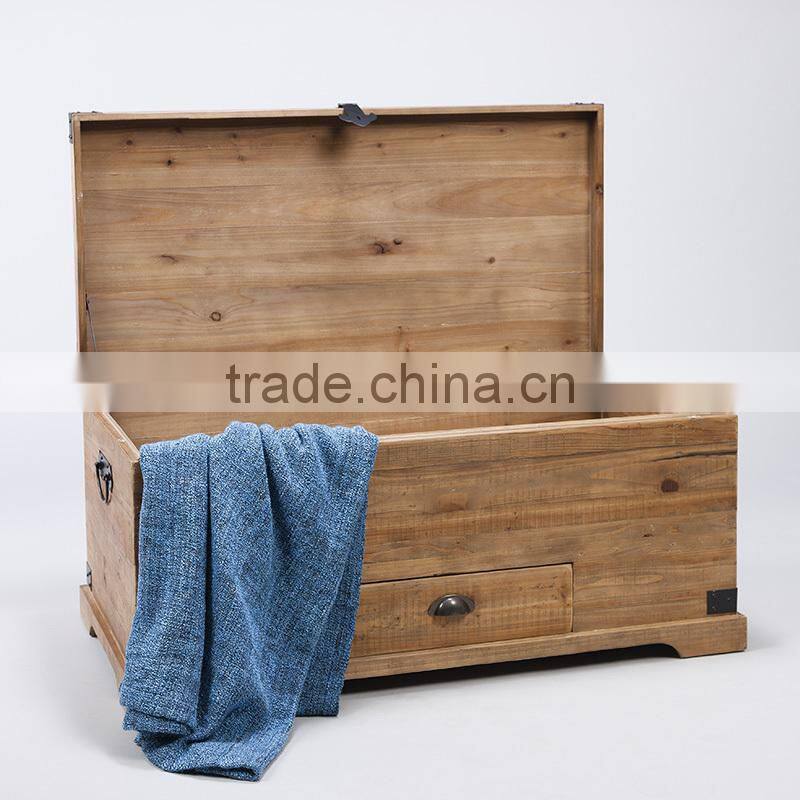 New Design Wholesale Natural Home Dec Wooden Clothes Storage Box Wood Furniture Hidden Private Treasure Chest With Drawer