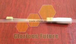 Electric wire embedder for beehive frame