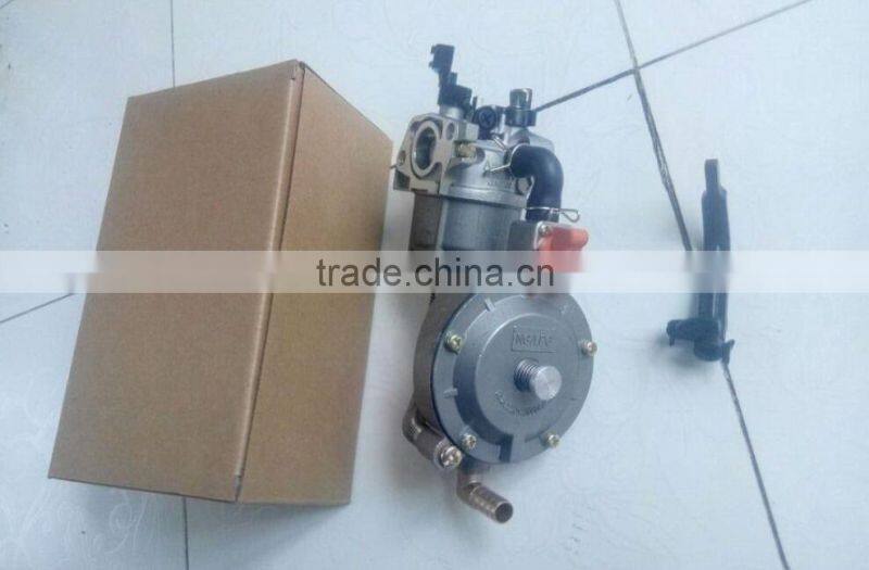 168f 2kw LPG CNG dual fuel carburetor for gasoline generator