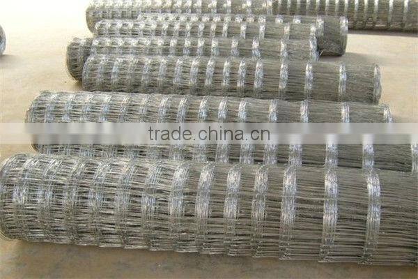 Plastic coated deer goat grassland feed field fencing cattle wire mesh fence for animal