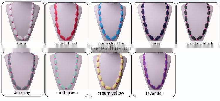 Fashion women wearing baby teething jewelry new year gift for wife