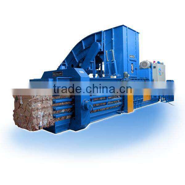 Resource-saving baling machine for waste paper and cartons with high performance