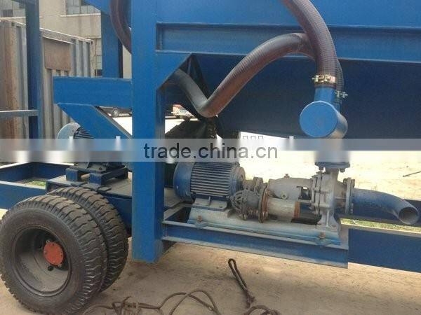Large capacity mobile drum screen, drum sieve, mobile trommel for sale
