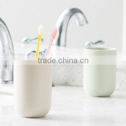 CE / EU Fashional simple plastic washing cup--khaki