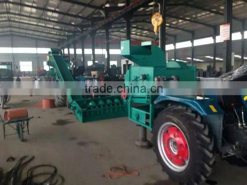 Full Automatic corn thresher with husker