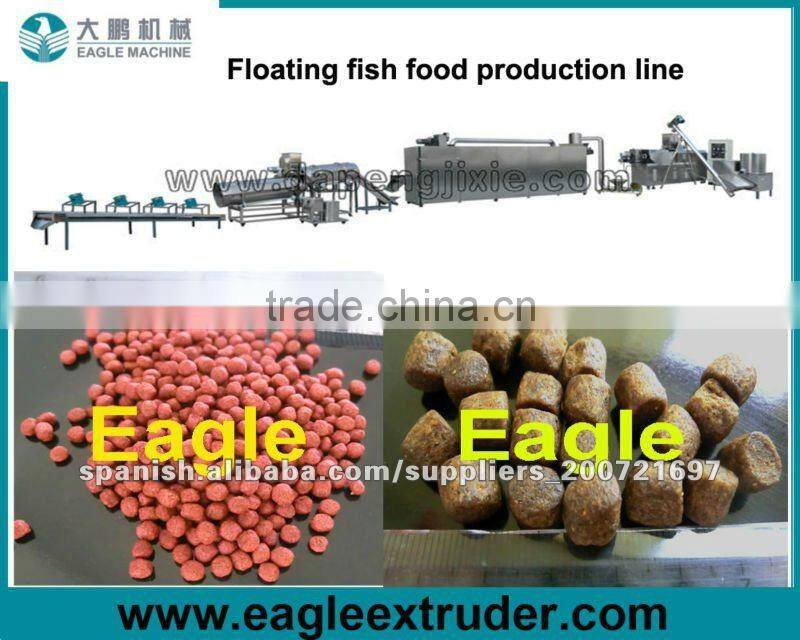 Floating fish food making equipment/processing line