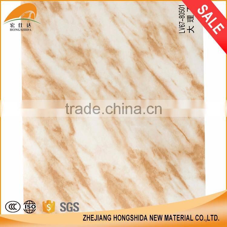 Soft emboss marble pvc film roll semi-hard Anti-UV pvc foil