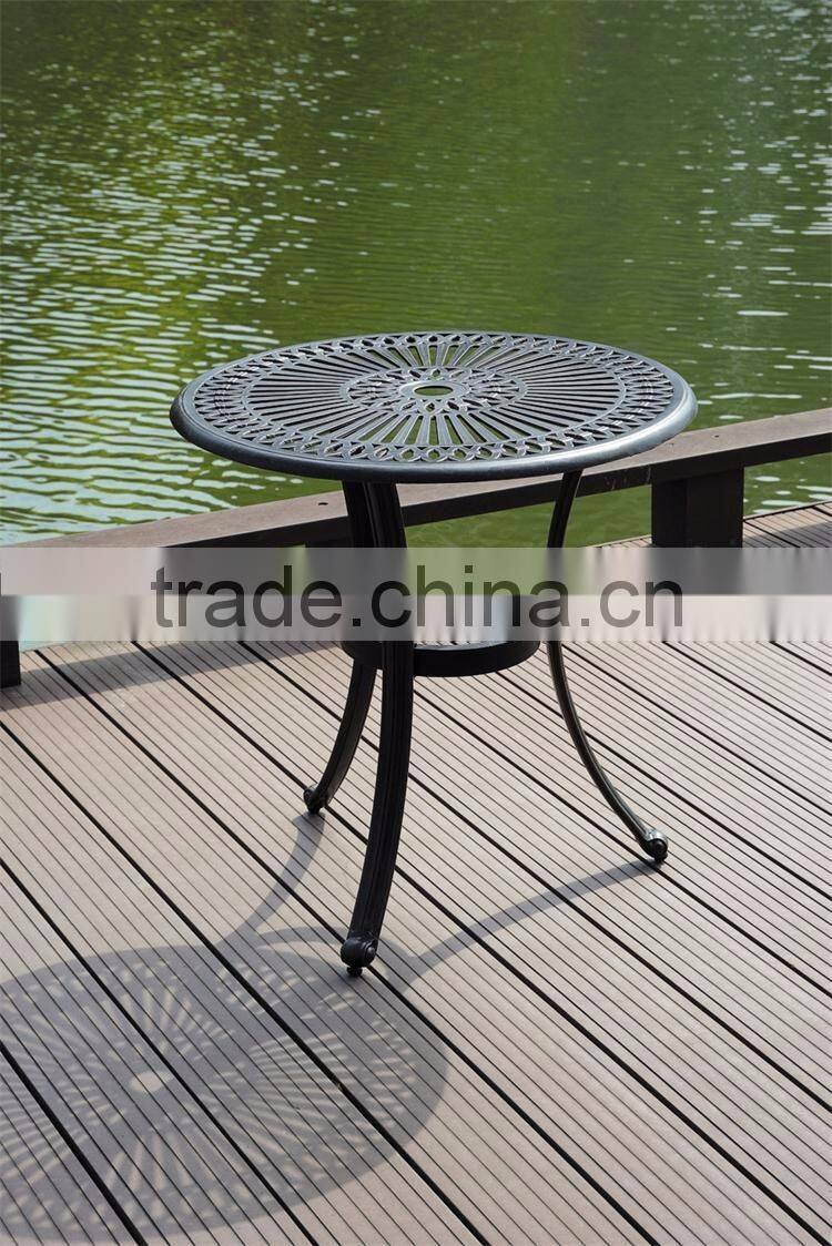 Bistro set aluminum coffee table set