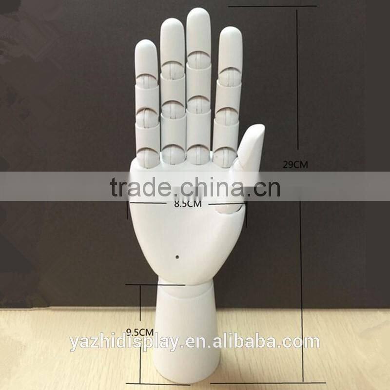 Original wooden mannequin hand for window display