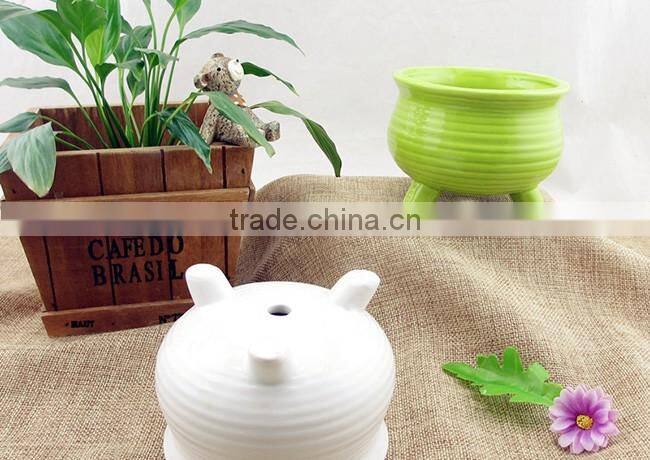 Desktop decor bright color small decorative flower pots