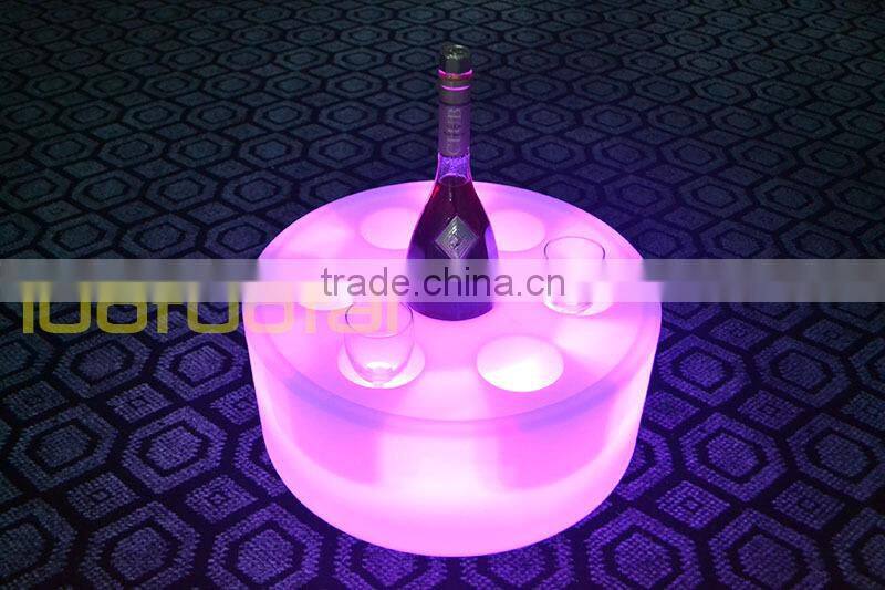 2015 New design Wine Glass Holder Tray Bar Serving Tray Led Bar Tray LTT-WB08D
