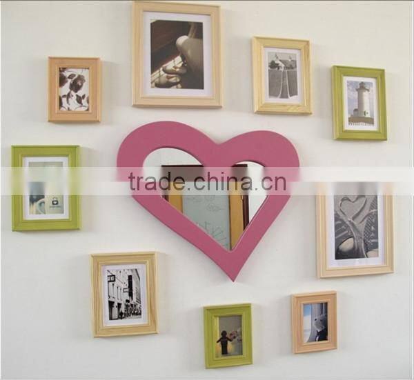 2015 new simple design decor wood photo frame wholesale