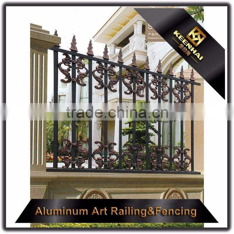 China Supplier Powder Coated Decorative Cast Metal Aluminum Garden Fence