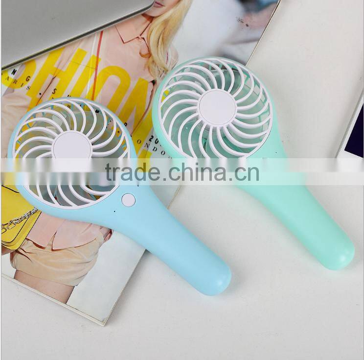 Creative USB Charge Handheld Air Fan, Mini Desktop Water Drop Fan For Student