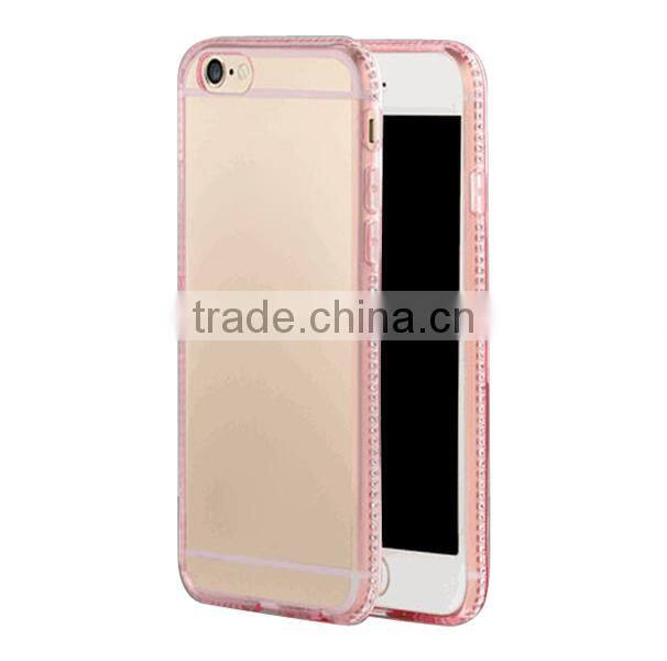 Custom shockproof TPU diamond phone case for iPhone 6 6Plus