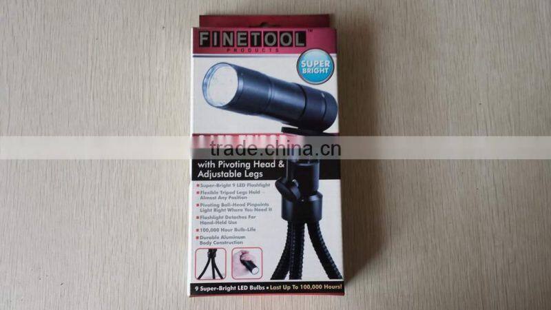 9 LED TRIPOD FLASHLIGHT , TRIPOD FLASHLIGHT