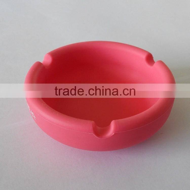 Creative Environmental Heat-Resistant Silicone Ashtray Portable Cigarette Ashtray Round Ash Tray