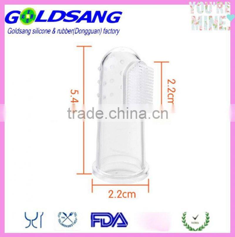 Baby Buddy Infant Finger Tooth Gum Brush Silicone Toothbrush