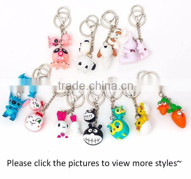 Lovely brown bear custom keychain