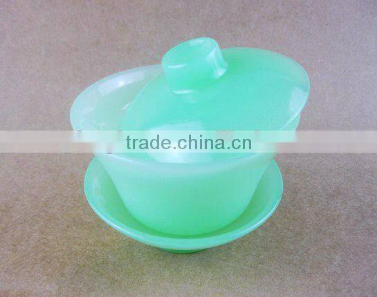 Glass cup,Jade - like glass tea cups
