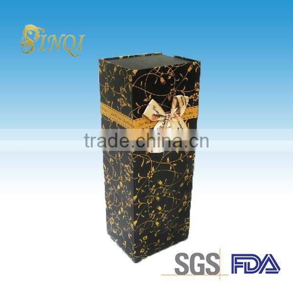High quality paper one bottle wine box
