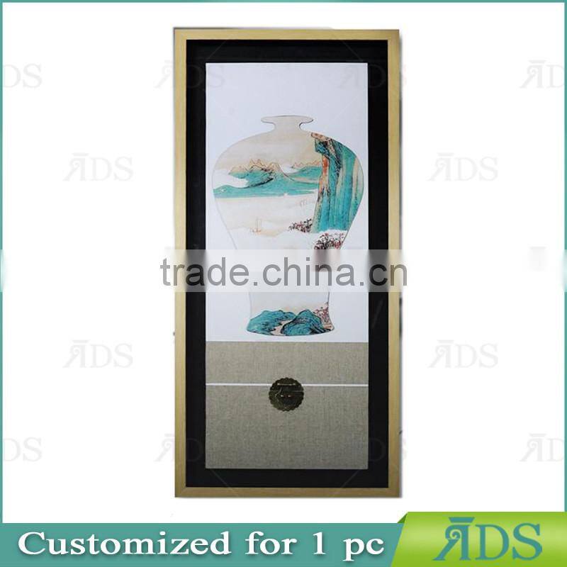 Frame handmade nature wall painting designs for home decoration