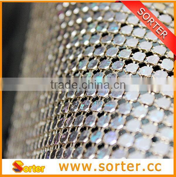 Semi-translucent Waterproof Metal Sequin Fabric Panel Curtains