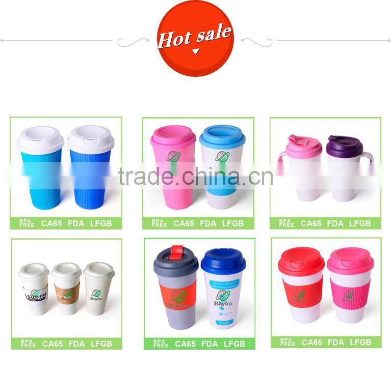 Double wall plastic mugs starbuck mug