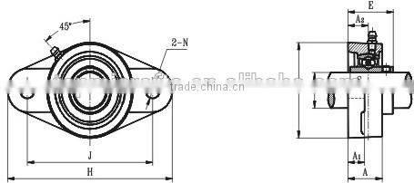 UCFL206 pillow block