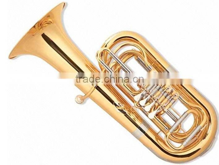 4 valve Bb tuba brass instrument for sale