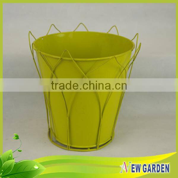 Wholesale Modern style multicolored garden hand made clay pot