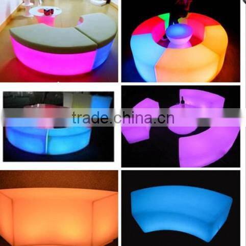led garden bench/event decorated chairs/party tables and chairs
