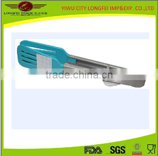 Wholesale Kitchen Utensils Stainless Steel Barbecue Food Tongs