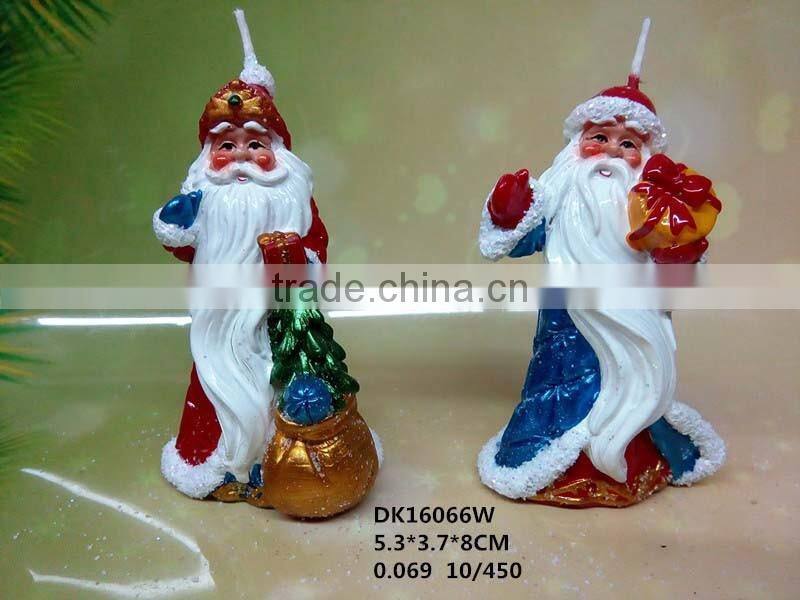 Handmade Non-scented Santa Claus Christmas Candle