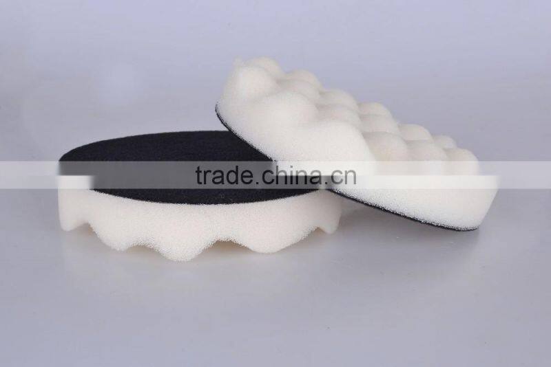 wave foam polishing sponge pad