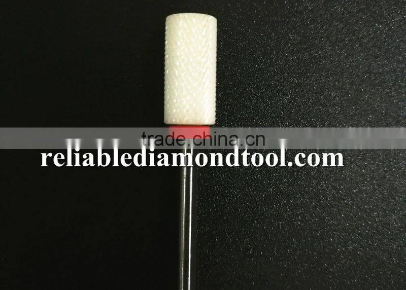Type Fine shank diameter 2.35mm Ceramic Burr For Nail 1 Piece Huaxing large barrel