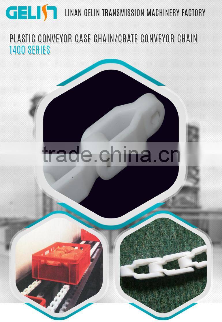 1400 series POM plastic crate conveyor case chain