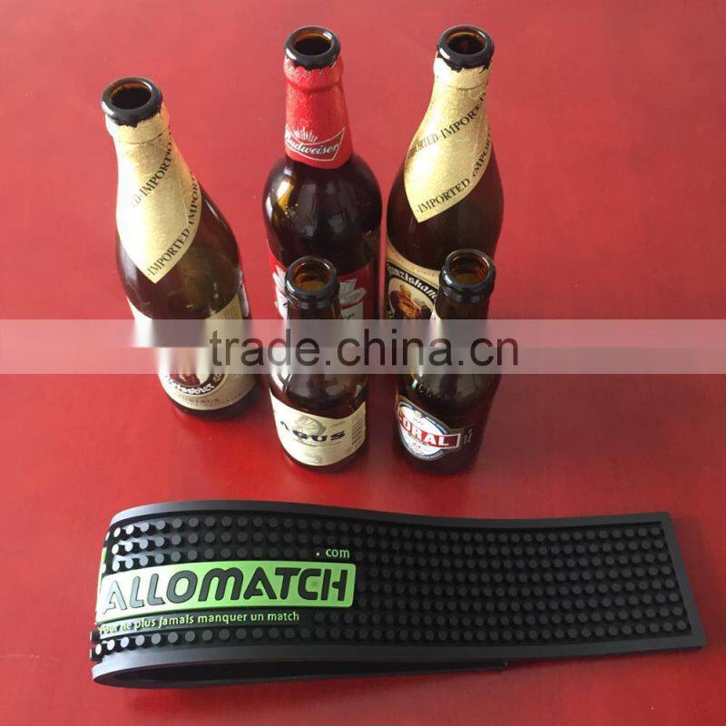 low price durable 3D logo pvc bar mat rubber bar mat