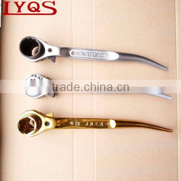 Industrial wrench scaffold ratchet podger wrench