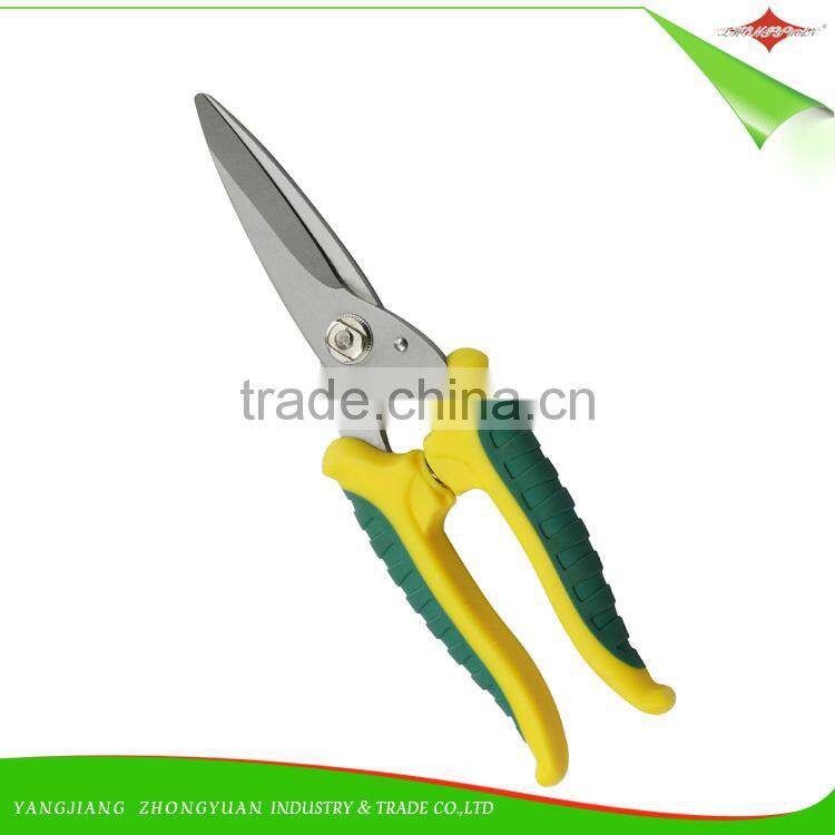 8 Inches Stainless Steel Garden Scissors/Pruner with Plastic Handle
