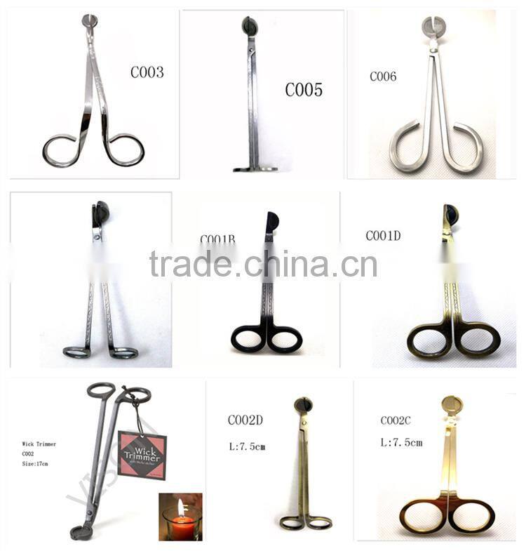 Wick trimmer candle scissors/sunffer/dipper C001Chroming with high quility