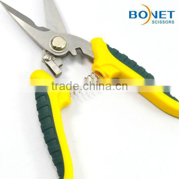 SGA0008 7-1/4" plastic handle garden plant scissors