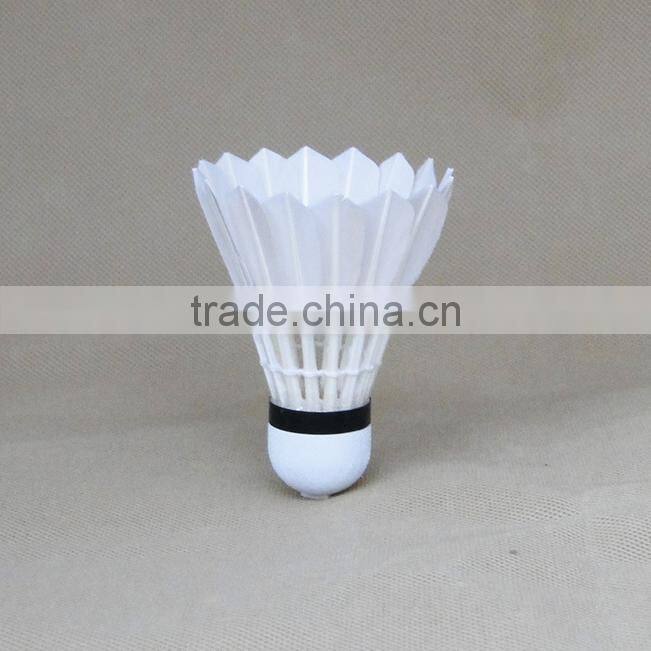 Durable goose feather shuttlecock for badminton, indoor sports factory sell directly