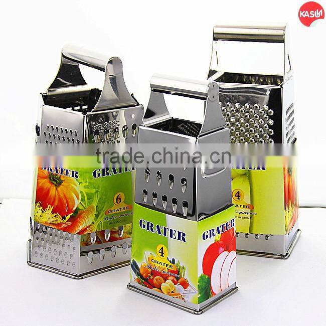 High quality stainless steel 8 inch 4 side grater Tube handle plane HH0033