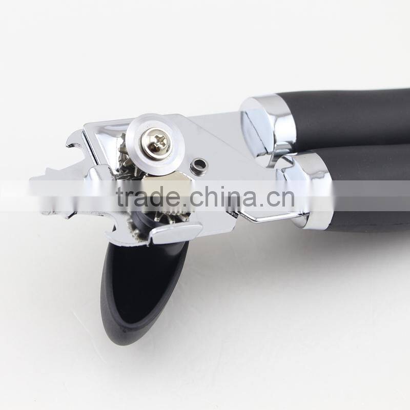 High Quality Multi Stainless Steel Can Opener with Black Handle