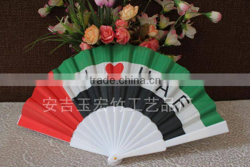 Popular handmade plastic crafs fan