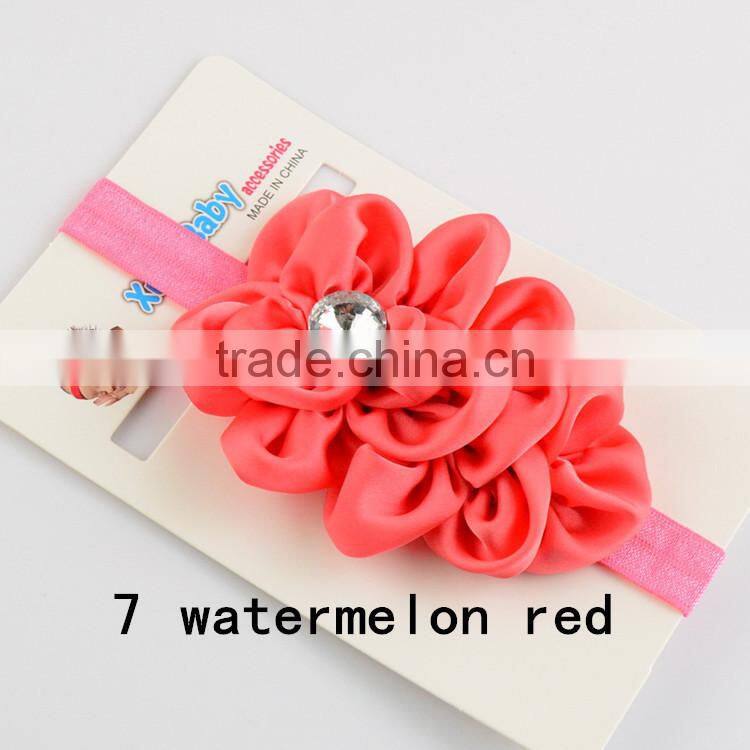 Hot Sale Kids Girl Baby Turban Headband Kids Hairband Hair Accessories Wide Lace Baby Elastic Headband Wholesale