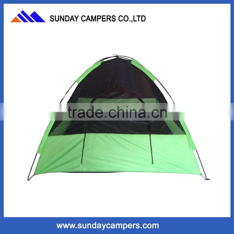 China 3-4 person custom made canvas heavy duty umbrella tents for camping