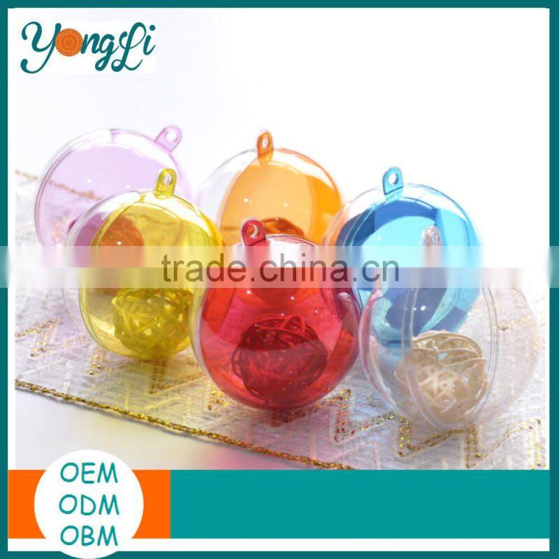 Mix Color Plastic Ball Holiday Time Christmas Decorations
